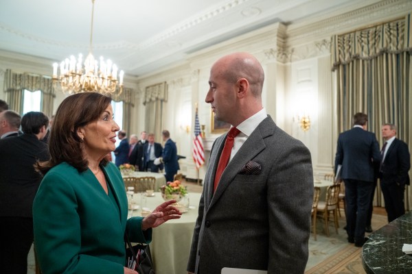 White House senior staff deliver remarks at a business session with the nation’s governors, Friday, February 21, 2025, in the State Dining Room of the White House. (Official White House Photo by Joyce N. Boghosian)