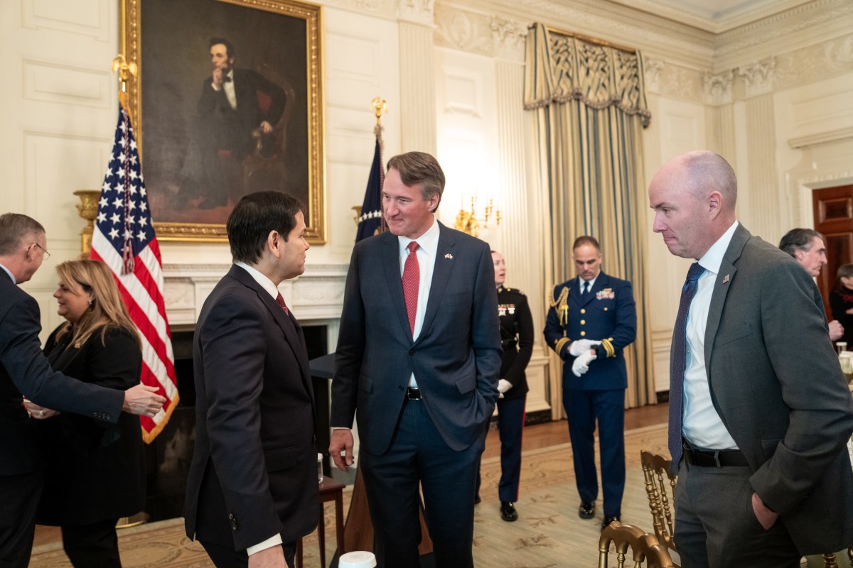 President Donald Trump delivers remarks at a business session with the nation’s governors, Friday, February 21, 2025, in the State Dining Room of the White House. (Official White House Photo by Joyce N. Boghosian)