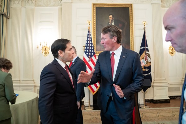 President Donald Trump delivers remarks at a business session with the nation’s governors, Friday, February 21, 2025, in the State Dining Room of the White House. (Official White House Photo by Joyce N. Boghosian)