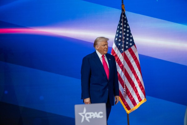 President Donald Trump speaks at the Conservative Political Action Conference at the Gaylord National Resort & Convention Center in Oxon Hill, Maryland, on Saturday, February 22, 2025. (Official White House Photo by Joyce N. Boghosian)