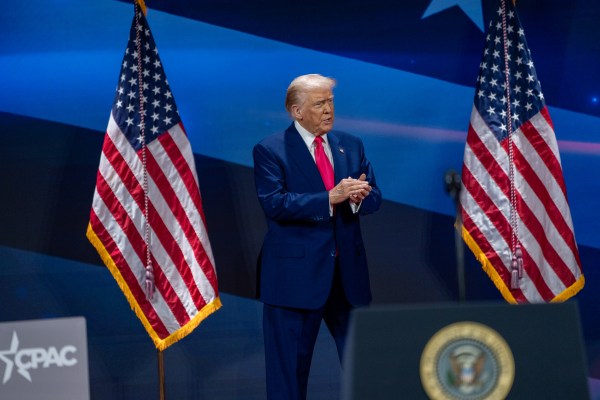 President Donald Trump speaks at the Conservative Political Action Conference at the Gaylord National Resort & Convention Center in Oxon Hill, Maryland, on Saturday, February 22, 2025. (Official White House Photo by Joyce N. Boghosian)