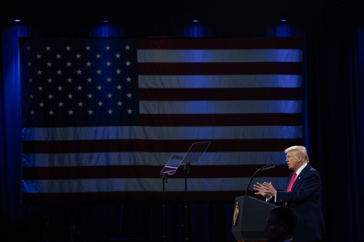 President Donald Trump speaks at the Conservative Political Action Conference at the Gaylord National Resort & Convention Center in Oxon Hill, Maryland, on Saturday, February 22, 2025. (Official White House Photo by Joyce N. Boghosian)