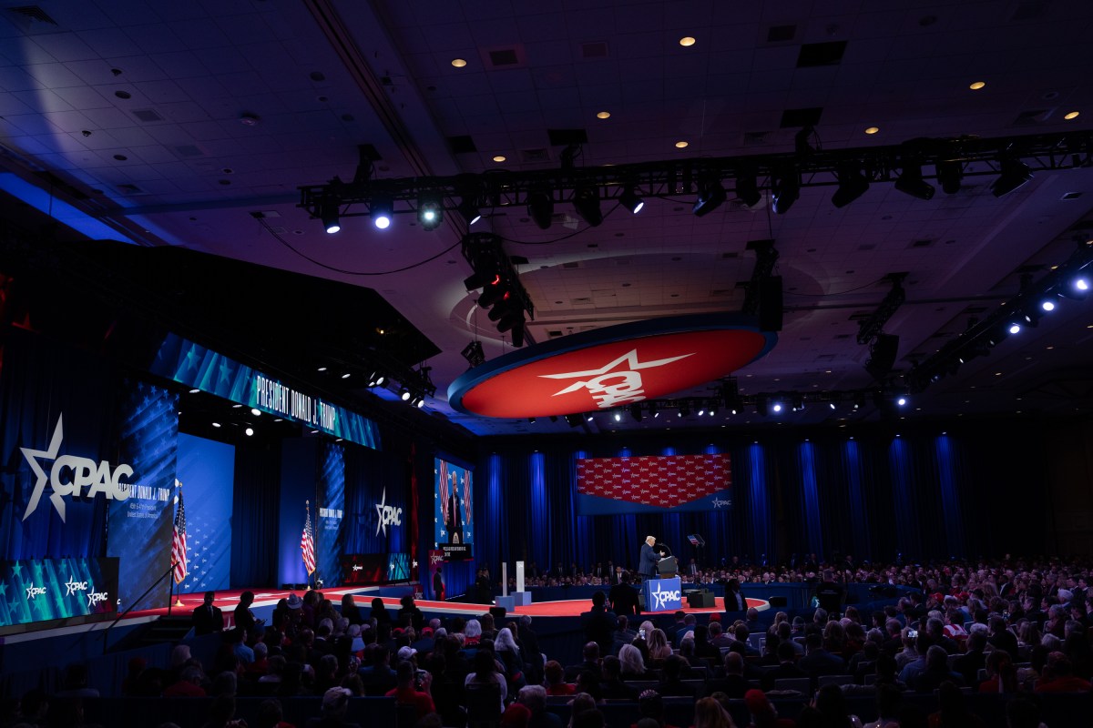President Donald Trump speaks at the Conservative Political Action Conference at the Gaylord National Resort & Convention Center in Oxon Hill, Maryland, on Saturday, February 22, 2025. (Official White House Photo by Joyce N. Boghosian)
