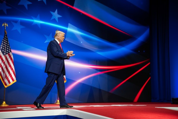 President Donald Trump speaks at the Conservative Political Action Conference at the Gaylord National Resort & Convention Center in Oxon Hill, Maryland, on Saturday, February 22, 2025. (Official White House Photo by Molly Riley)