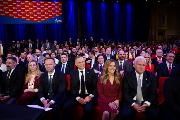 President Donald Trump speaks at the Conservative Political Action Conference at the Gaylord National Resort & Convention Center in Oxon Hill, Maryland, on Saturday, February 22, 2025. (Official White House Photo by Molly Riley