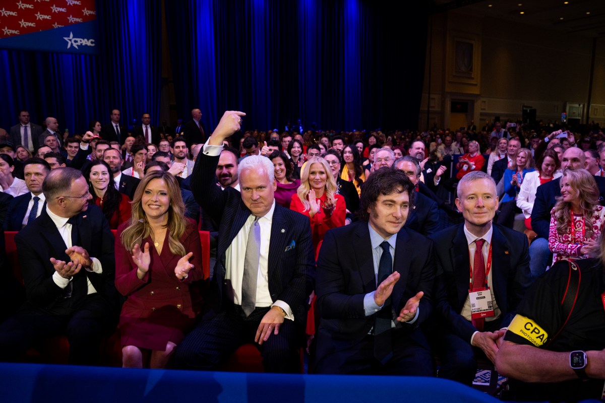 President Donald Trump speaks at the Conservative Political Action Conference at the Gaylord National Resort & Convention Center in Oxon Hill, Maryland, on Saturday, February 22, 2025. (Official White House Photo by Molly Riley
