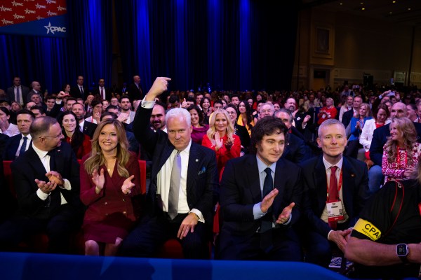 President Donald Trump speaks at the Conservative Political Action Conference at the Gaylord National Resort & Convention Center in Oxon Hill, Maryland, on Saturday, February 22, 2025. (Official White House Photo by Molly Riley