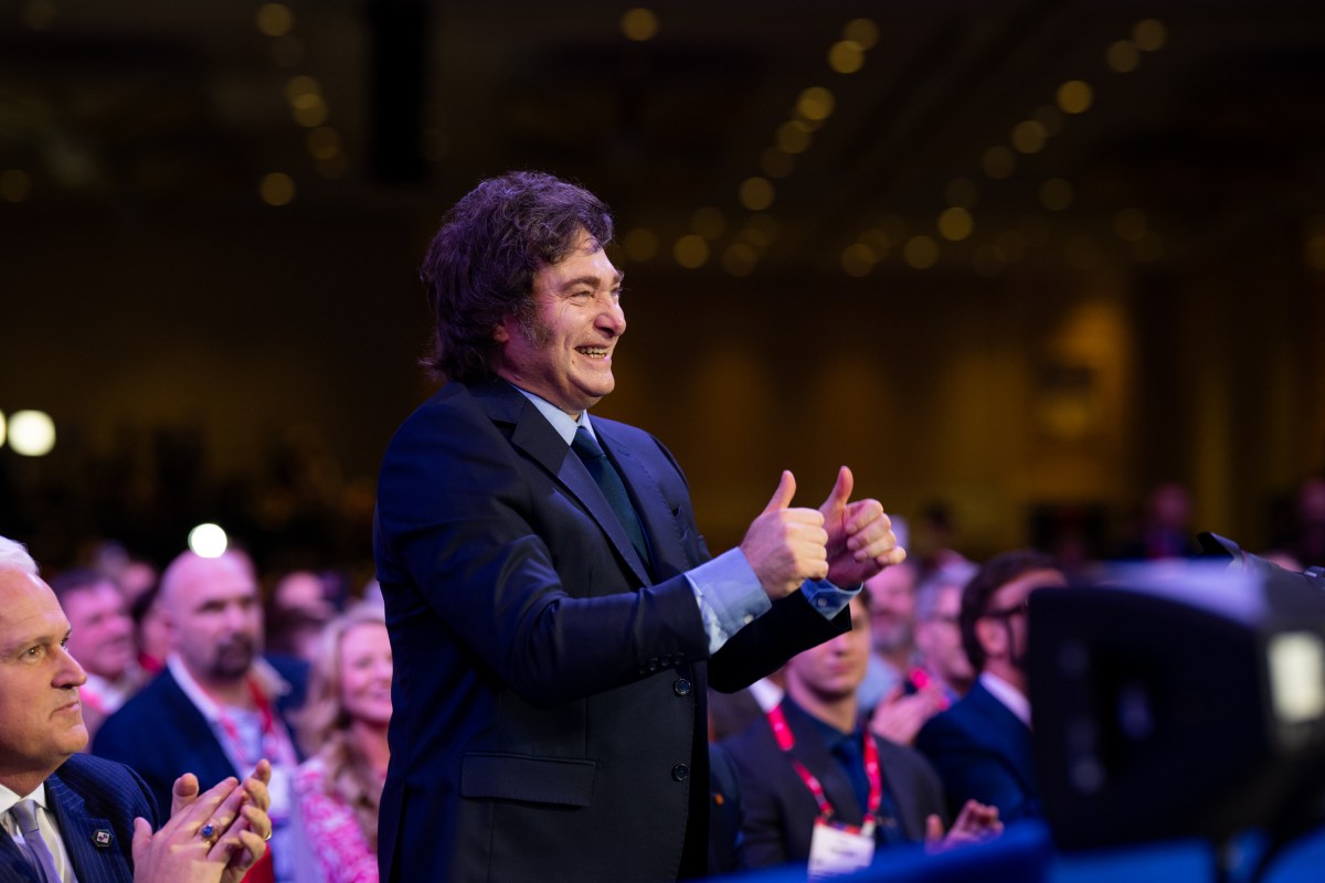 President Donald Trump speaks at the Conservative Political Action Conference at the Gaylord National Resort & Convention Center in Oxon Hill, Maryland, on Saturday, February 22, 2025. (Official White House Photo by Molly Riley