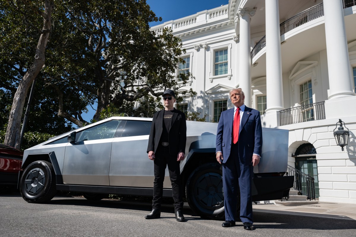President Donald J. Trump purchases a Tesla on the South Lawn, Tuesday, March 11, 2025. (Official White House Photo by Molly Riley)