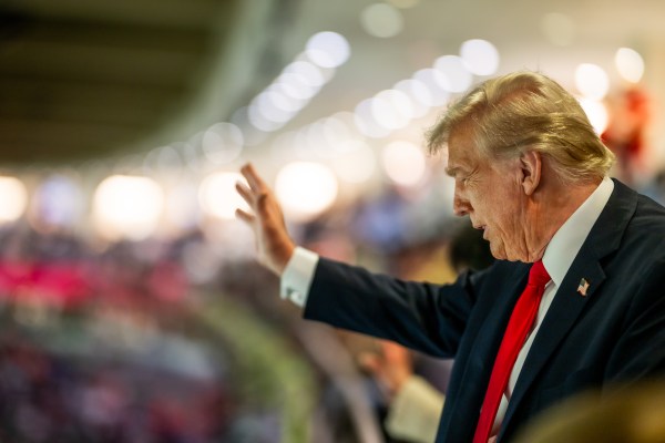 President Donald J. Trump attends Superbowl LIX between the Philadelphia Eagles and the Kansas City Chiefs, Sunday, February 9, 2025, at Caesars Superdome in New Orleans, Louisiana. (Official White House Photo by Daniel Torok)