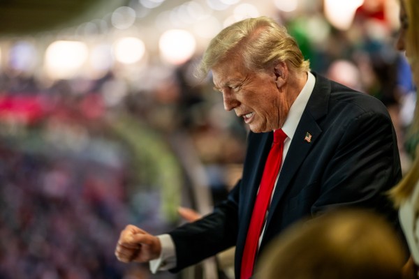 President Donald Trump attends Superbowl LIX between the Philadelphia Eagles and the Kansas City Chiefs, Sunday, February 9, 2025, at Caesars Superdome in New Orleans, Louisiana. (Official White House photo by Daniel Torok)