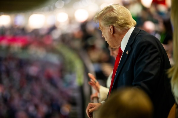 President Donald Trump attends Superbowl LIX between the Philadelphia Eagles and the Kansas City Chiefs, Sunday, February 9, 2025, at Caesars Superdome in New Orleans, Louisiana. (Official White House photo by Daniel Torok)