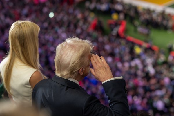 President Donald J. Trump attends Superbowl LIX between the Philadelphia Eagles and the Kansas City Chiefs, Sunday, February 9, 2025, at Caesars Superdome in New Orleans, Louisiana. (Official White House Photo by Daniel Torok)