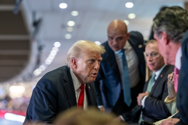 President Donald J. Trump attends Superbowl LIX between the Philadelphia Eagles and the Kansas City Chiefs, Sunday, February 9, 2025, at Caesars Superdome in New Orleans, Louisiana. (Official White House Photo by Daniel Torok)