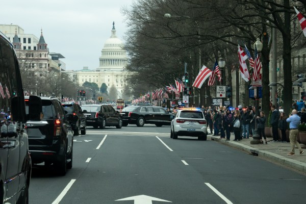 President Donald Trump departs the White House, Friday, March 14, 2025, en route to the Department of Justice in Washington, D.C.(Official White House Photo by Joyce N. Boghosian)