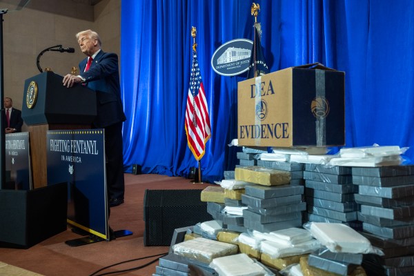 President Donald Trump delivers remarks at the Department of Justice in Washington, D.C., Friday, March 14, 2025. (Official White House Photo by Joyce N. Boghosian)