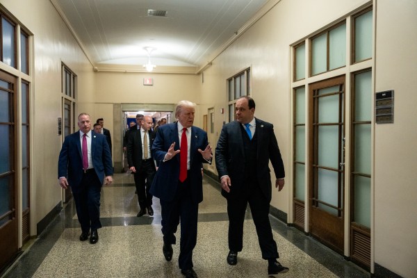 President Donald Trump departs the Department of Justice in Washington, D.C., Friday, March 14, 2025. (Official White House Photo by Joyce N. Boghosian)
