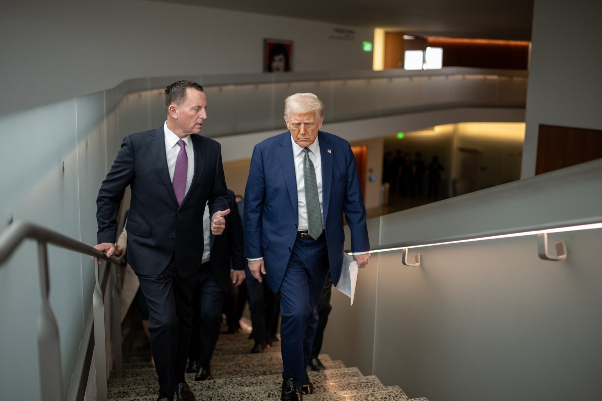 President Donald Trump participates in a Kennedy Center Board Meeting, Monday, March 17, 2025, at the John F. Kennedy Center Performing Arts Center in Washington, D.C. (Official White House Photo by Daniel Torok)
