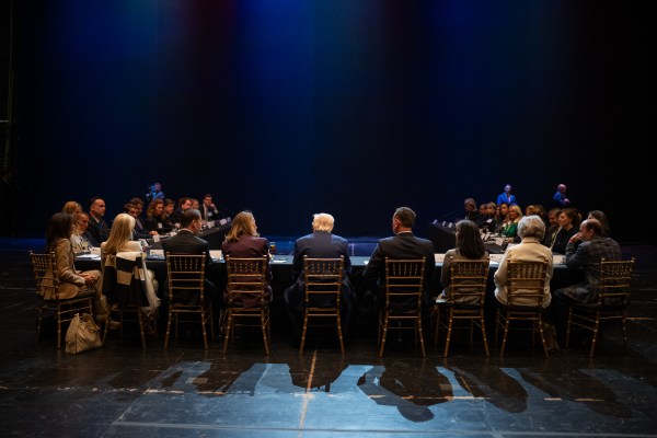 President Donald Trump participates in a Kennedy Center Board Meeting, Monday, March 17, 2025, at the John F. Kennedy Center Performing Arts Center in Washington, D.C. (Official White House Photo by Daniel Torok)