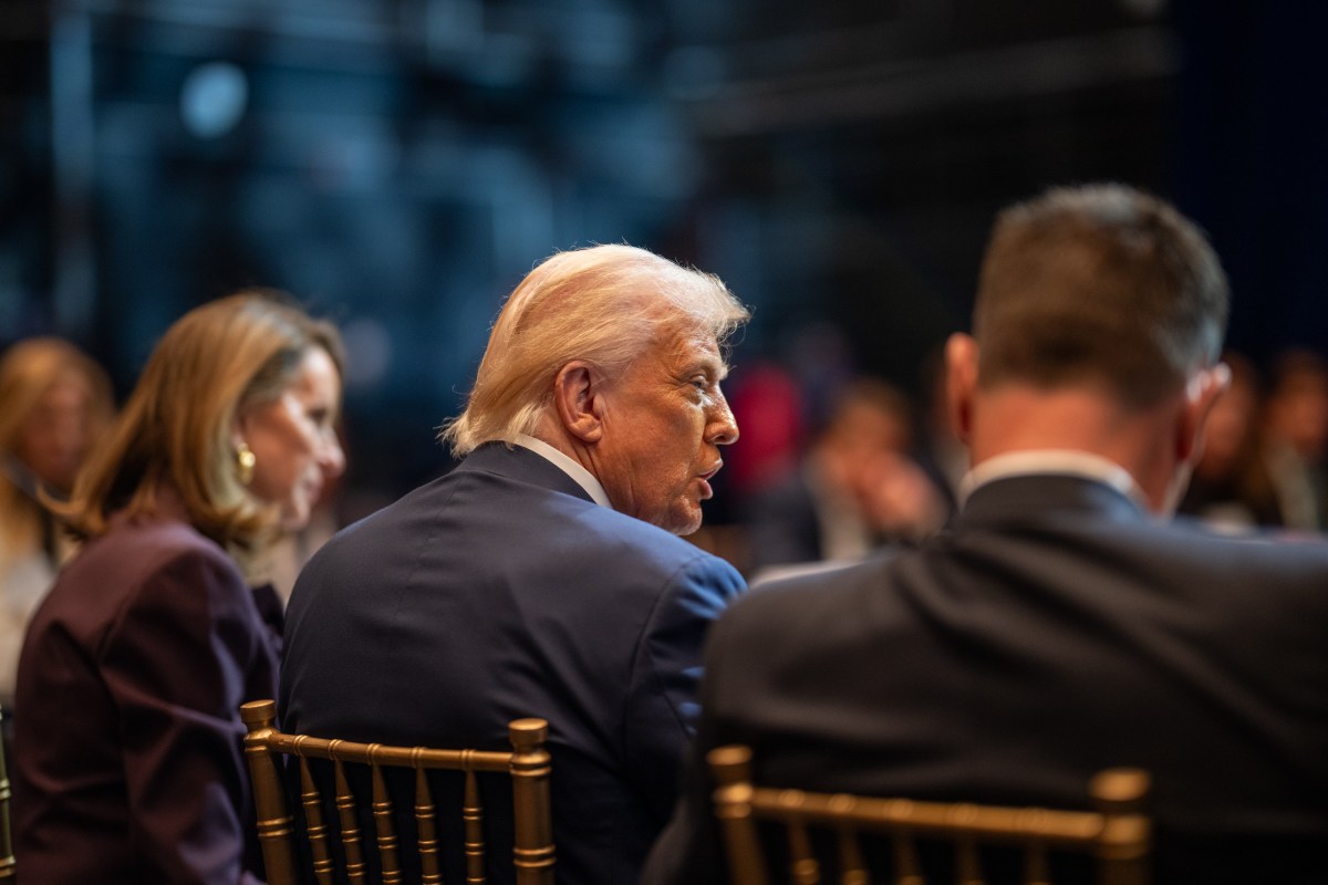 President Donald Trump participates in a Kennedy Center Board Meeting, Monday, March 17, 2025, at the John F. Kennedy Center Performing Arts Center in Washington, D.C. (Official White House Photo by Daniel Torok)