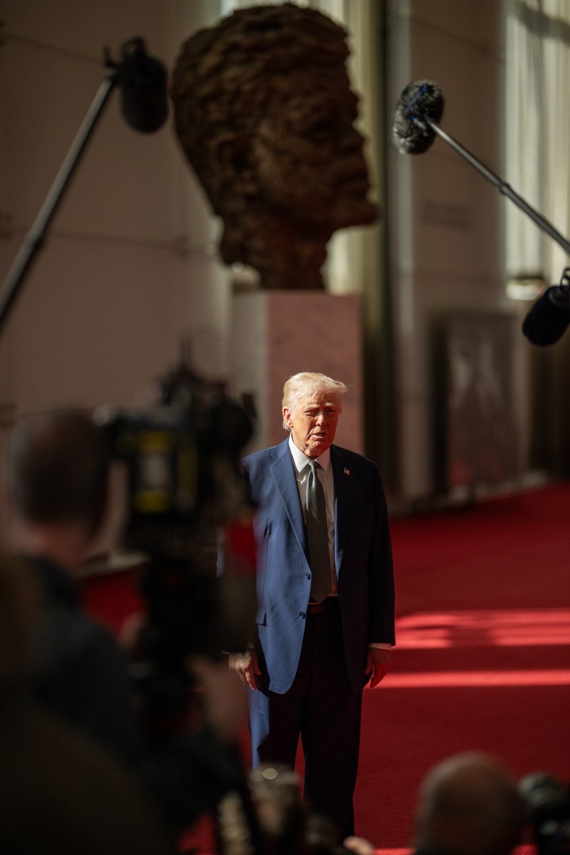President Donald Trump participates in a Kennedy Center Board Meeting, Monday, March 17, 2025, at the John F. Kennedy Center Performing Arts Center in Washington, D.C. (Official White House Photo by Daniel Torok)