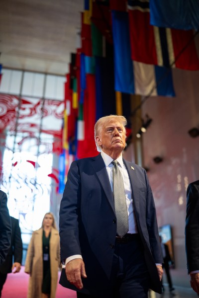 President Donald Trump participates in a Kennedy Center Board Meeting, Monday, March 17, 2025, at the John F. Kennedy Center Performing Arts Center in Washington, D.C. (Official White House Photo by Daniel Torok)