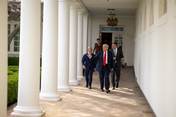 President Donald Trump signs an Executive Order to dismantle the Department of Education, Thursday, March 20, 2025, in the East Room of the White House. (Official White House Photo by Daniel Torok)