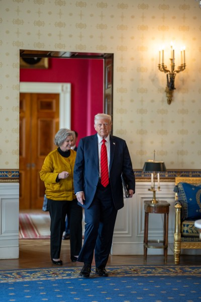 President Donald Trump signs an Executive Order to dismantle the Department of Education, Thursday, March 20, 2025, in the East Room of the White House. (Official White House Photo by Daniel Torok)