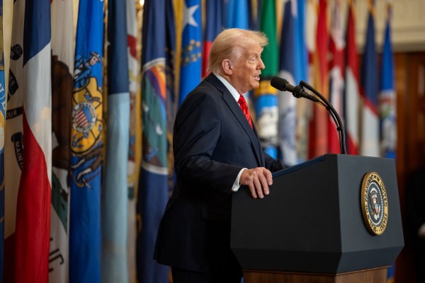 President Donald Trump signs an Executive Order to dismantle the Department of Education, Thursday, March 20, 2025, in the East Room of the White House. (Official White House Photo by Daniel Torok)