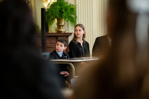 President Donald Trump signs an Executive Order to dismantle the Department of Education, Thursday, March 20, 2025, in the East Room of the White House. (Official White House Photo by Daniel Torok)