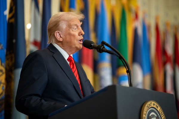President Donald Trump signs an Executive Order to dismantle the Department of Education, Thursday, March 20, 2025, in the East Room of the White House. (Official White House Photo by Daniel Torok)