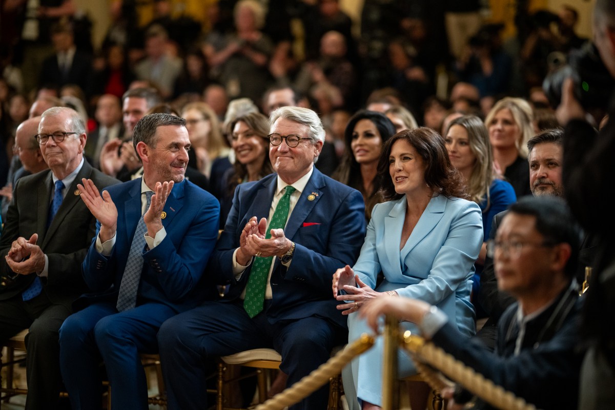 President Donald Trump signs an Executive Order to dismantle the Department of Education, Thursday, March 20, 2025, in the East Room of the White House. (Official White House Photo by Daniel Torok)