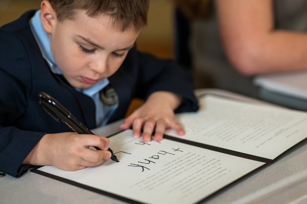 President Donald Trump signs an Executive Order to dismantle the Department of Education, Thursday, March 20, 2025, in the East Room of the White House. (Official White House Photo by Daniel Torok)