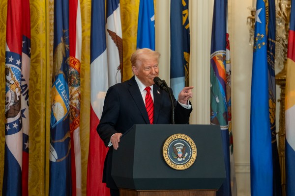 President Donald Trump signs an Executive Order to dismantle the Department of Education, Thursday, March 20, 2025, in the East Room of the White House. (Official White House Photo by Joyce N. Boghosian)