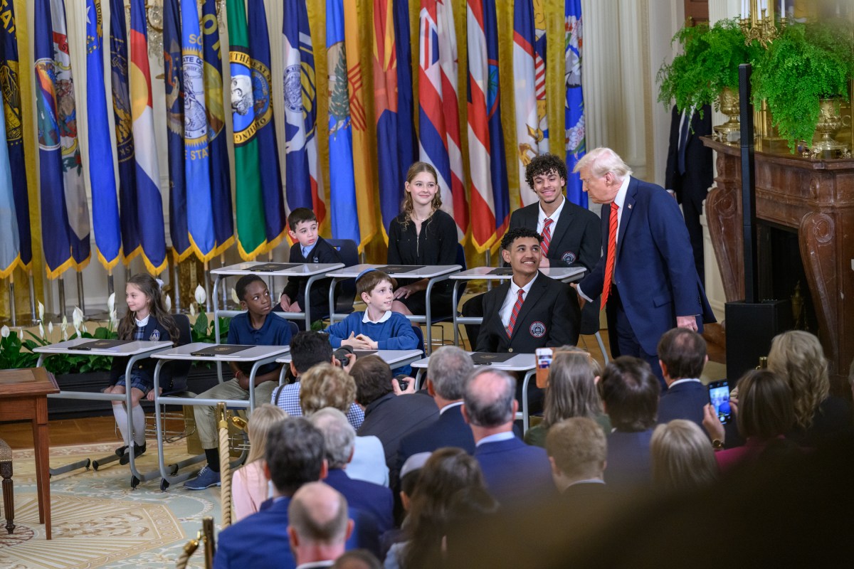 President Donald Trump signs an Executive Order to dismantle the Department of Education, Thursday, March 20, 2025, in the East Room of the White House. (Official White House Photo by Molly Riley)