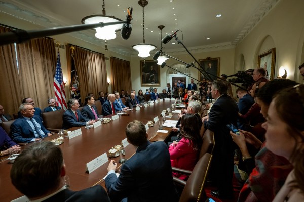 President Donald Trump holds a cabinet meeting, Wednesday, February 26, 2025, in the Cabinet Room. (Official White House Photo by Molly Riley)