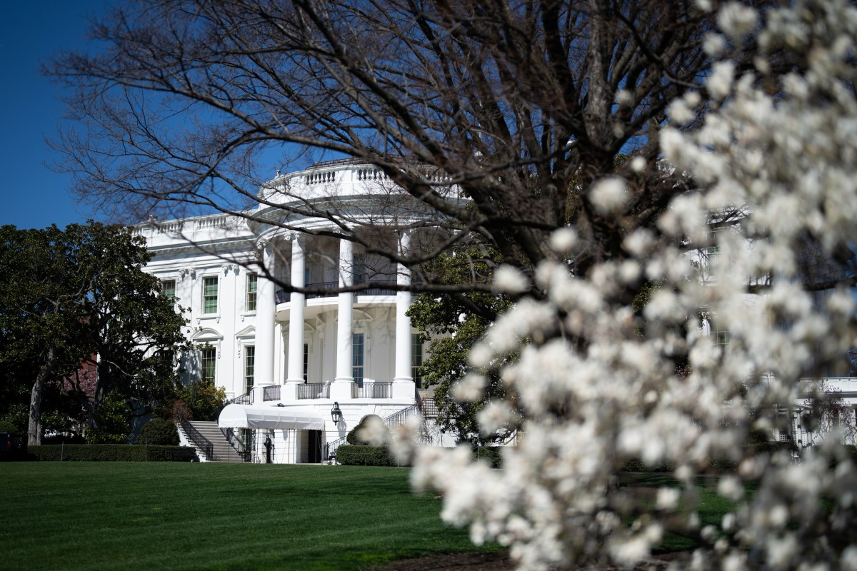 Flowers on the White House South Lawn are pictured on Friday, March 21st, 2025. (Official White House Photo by Andrea Hanks)