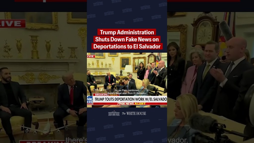 WATCH: Trump Admin Shuts Down Fake News on Deportations to El Salvador