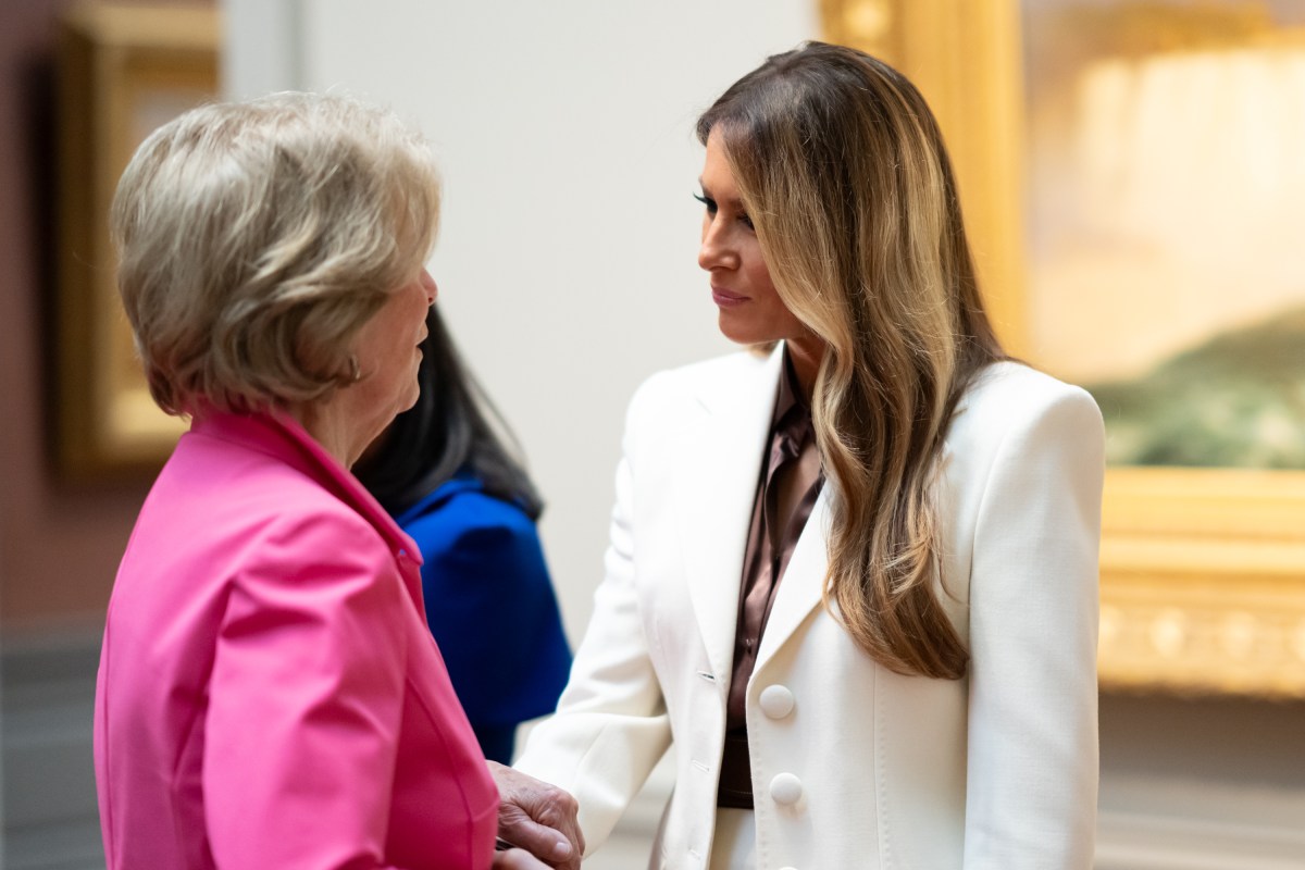 First Lady Melania Trump participates in the Senate Spouses Luncheon at the National Gallery of Art in Washington, D.C., Wednesday, May 21,2025. (Official White House Photo by Andrea Hanks)