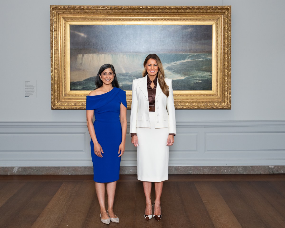 First Lady Melania Trump participates in the Senate Spouses Luncheon at the National Gallery of Art in Washington, D.C., Wednesday, May 21,2025. (Official White House Photo by Andrea Hanks)