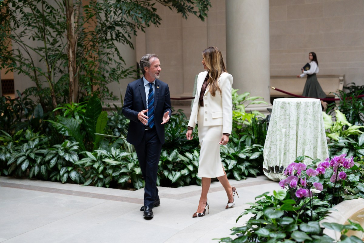 First Lady Melania Trump participates in the Senate Spouses Luncheon at the National Gallery of Art in Washington, D.C., Wednesday, May 21,2025. (Official White House Photo by Andrea Hanks)