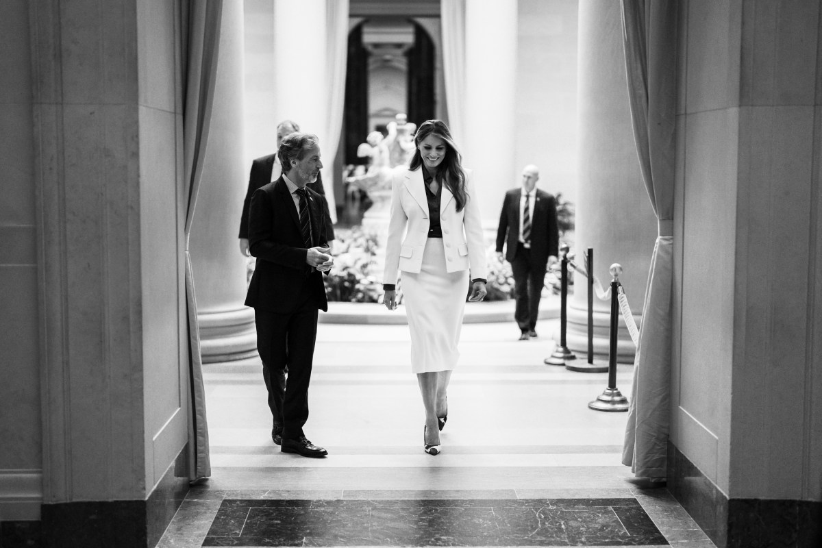 First Lady Melania Trump participates in the Senate Spouses Luncheon at the National Gallery of Art in Washington, D.C., Wednesday, May 21,2025. (Official White House Photo by Andrea Hanks)