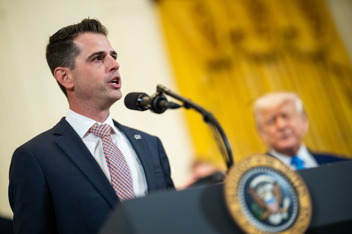President Donald Trump attends an event celebrating the 2025 NCAA Division 1 Men’s Basketball Champion Florida Gators, Wednesday, May 21, 2025, in the East Room of the White House. (Official White House Photo by Daniel Torok)