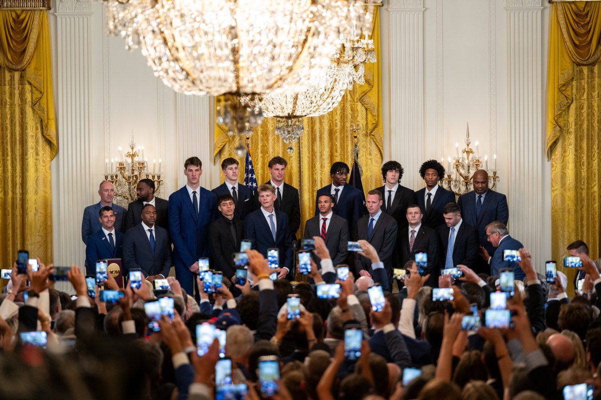 Scenes before President Donald Trump delivers remarks at an event celebrating the 2025 NCAA Division 1 Men’s Basketball Champion Florida Gators, Wednesday, May 21, 2025, in the East Room of the White House. (Official White House Photo by Molly Riley)