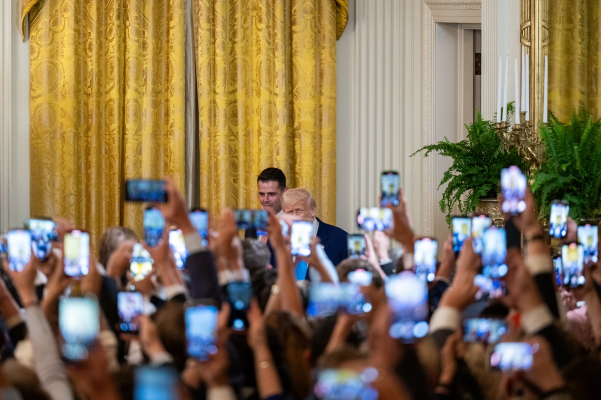 President Donald Trump welcomes the 2025 NCAA Division 1 Men’s Basketball Champion Florida Gators to the White House, Wednesday, May 21, 2025, in the East Room. (Official White House Photo by Molly Riley)