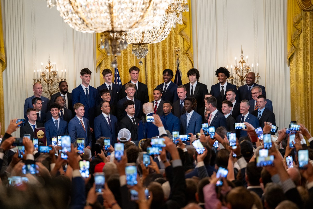 President Donald Trump welcomes the 2025 NCAA Division 1 Men’s Basketball Champion Florida Gators to the White House, Wednesday, May 21, 2025, in the East Room. (Official White House Photo by Molly Riley)