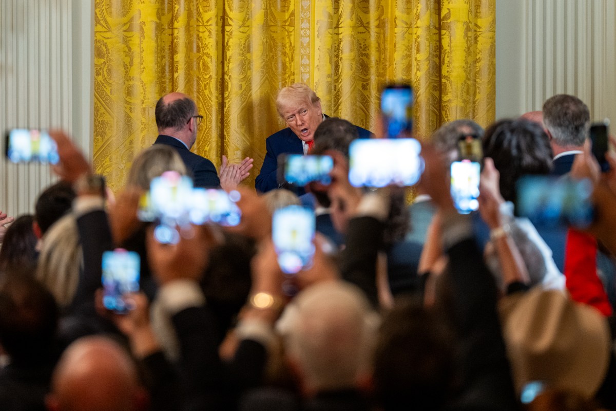 President Donald Trump delivers remarks announcing the MAHA (Make America Healthy Again) Commission, Thursday, May 22, 2025, in the East Room of the White House. (Official White House Photo by Abe McNatt)