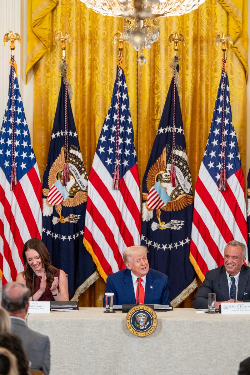 President Donald Trump delivers remarks announcing the MAHA (Make America Healthy Again) Commission, Thursday, May 22, 2025, in the East Room of the White House. (Official White House Photo by Abe McNatt)