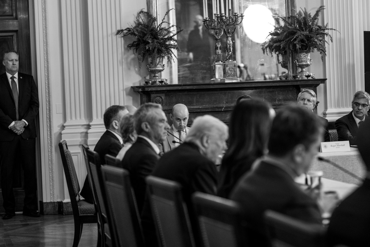 President Donald Trump attends the announcement of the MAHA (Make America Healthy Again) Commission, Thursday, May 22, 2025, in the East Room of the White House. (Official White House Photo by Molly Riley)