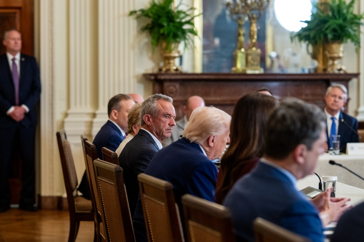 President Donald Trump attends the announcement of the MAHA (Make America Healthy Again) Commission, Thursday, May 22, 2025, in the East Room of the White House. (Official White House Photo by Molly Riley)